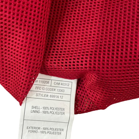 Indiana Hoosiers Adidas Pullover Windbreaker Jacket  Men's Size Small Red - Picture 6 of 6